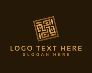 Tile Flooring Decor Logo