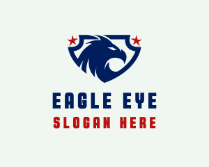 Eagle Patriot Shield logo design