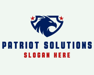 Patriot - Eagle Patriot Shield logo design