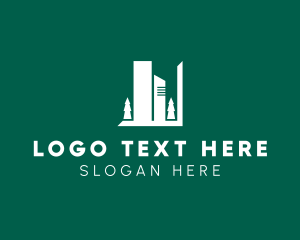 Lumber - Modern Business Building logo design