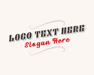 Wordmark - Hipster Suave Boutique logo design