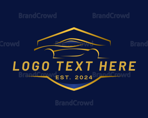 Luxurious Car Automotive Logo