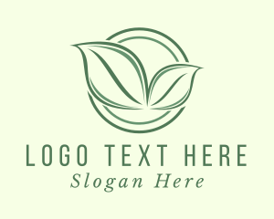 Eco Friendly Herbal Leaf  logo design