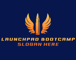 Bootcamp - Bullet Wings Military logo design