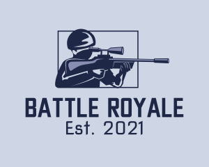 Fortnite - Soldier Sniper Shooter logo design