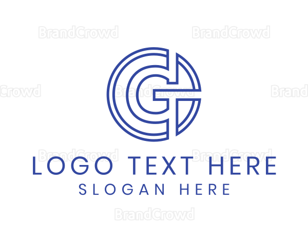 Mechanical Coin Letter G Logo