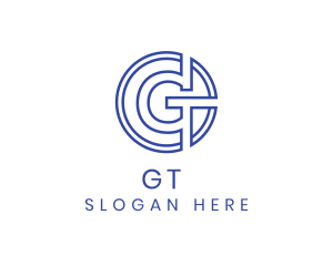 Mechanical Coin Letter G logo design