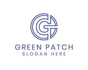 Patch - Mechanical Coin Letter G logo design