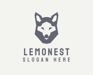 Animal Welfare - Wolf Hound Face logo design