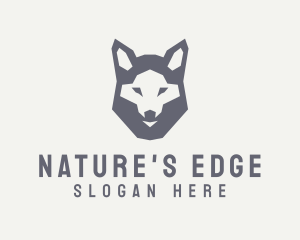 Wilderness - Wolf Hound Face logo design