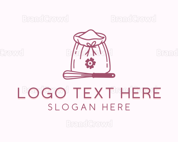 Baking Flour Pastry Logo