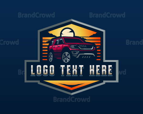 SUV Car Automotive Logo