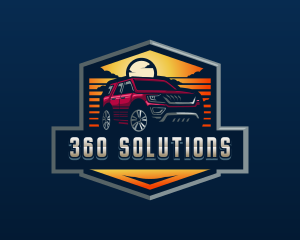 SUV Car Automotive logo design