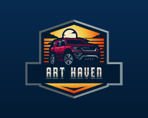 SUV Car Automotive logo design