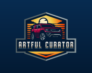 SUV Car Automotive logo design