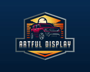 SUV Car Automotive logo design