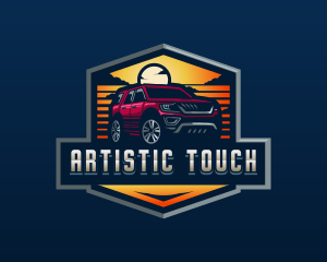 SUV Car Automotive logo design