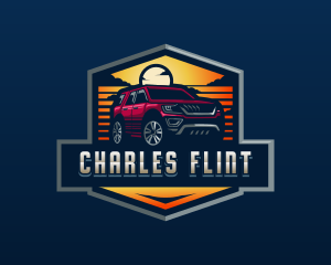 SUV Car Automotive logo design