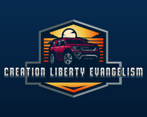 SUV Car Automotive logo design