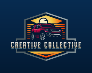 SUV Car Automotive logo design