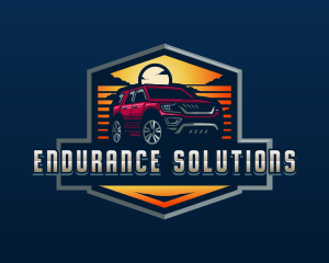 SUV Car Automotive logo design