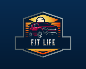 SUV Car Automotive logo design