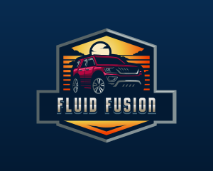 SUV Car Automotive logo design