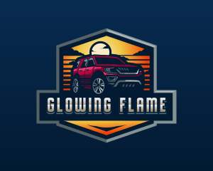 SUV Car Automotive logo design