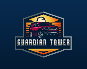 SUV Car Automotive logo design