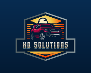 SUV Car Automotive logo design