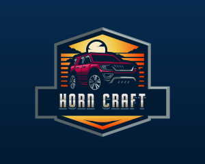 SUV Car Automotive logo design