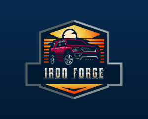 SUV Car Automotive logo design