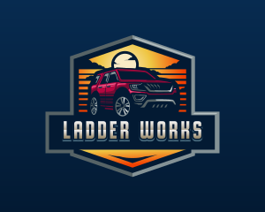 SUV Car Automotive logo design