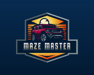 SUV Car Automotive logo design