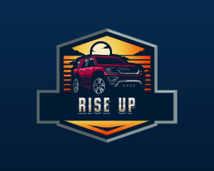 SUV Car Automotive logo design