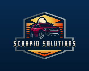 SUV Car Automotive logo design