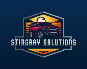 SUV Car Automotive logo design