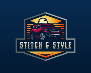 SUV Car Automotive logo design