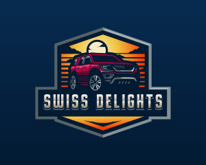 SUV Car Automotive logo design