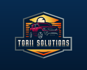 SUV Car Automotive logo design