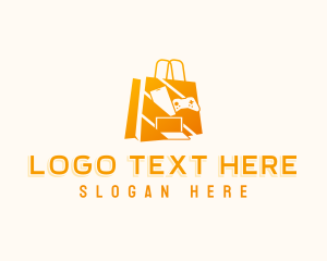 Online Shop - Online Shopping Technology logo design