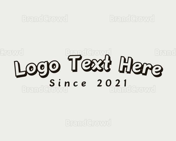 Classic Playful Apparel Logo