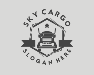 Transport Cargo Truck  logo design