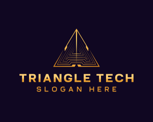 Premium Triangle Pyramid logo design