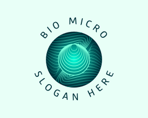 Microbiology - Microbiology Line Wave logo design