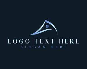 House Roofing Residence Logo