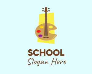 Music Art School logo design