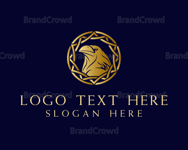 Premium Elegant Raven Logo