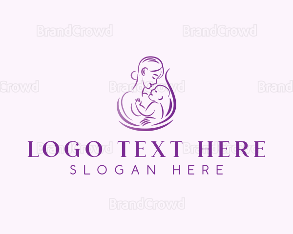 Breastfeeding Mother Baby Logo