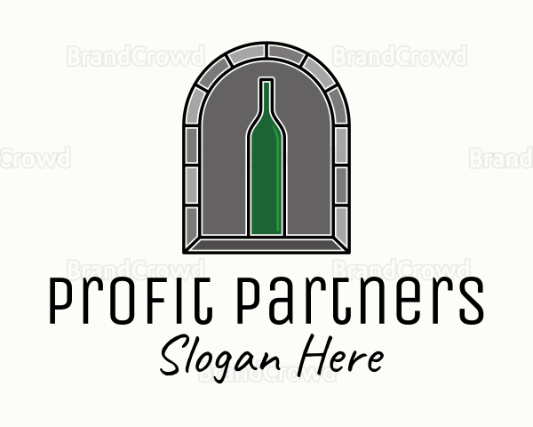 Wine Bottle Cellar Logo